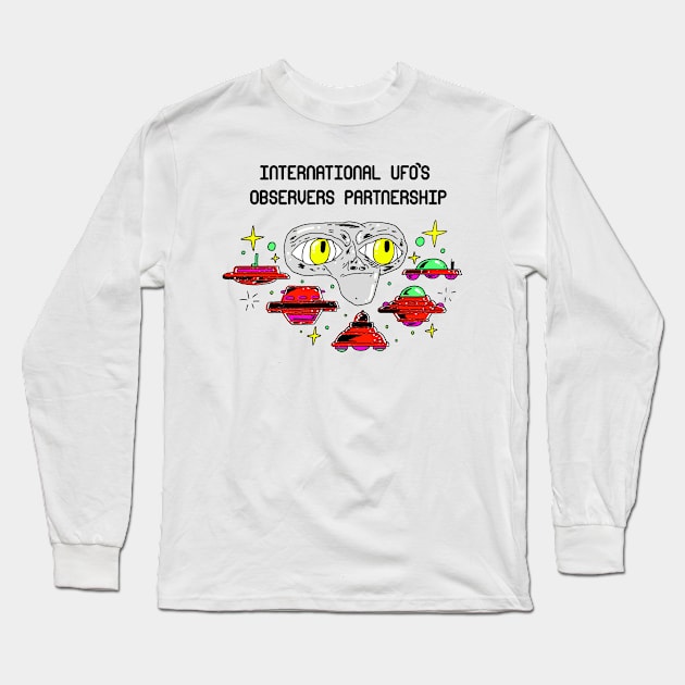 international ufo´s oberservers partnership Long Sleeve T-Shirt by peiper